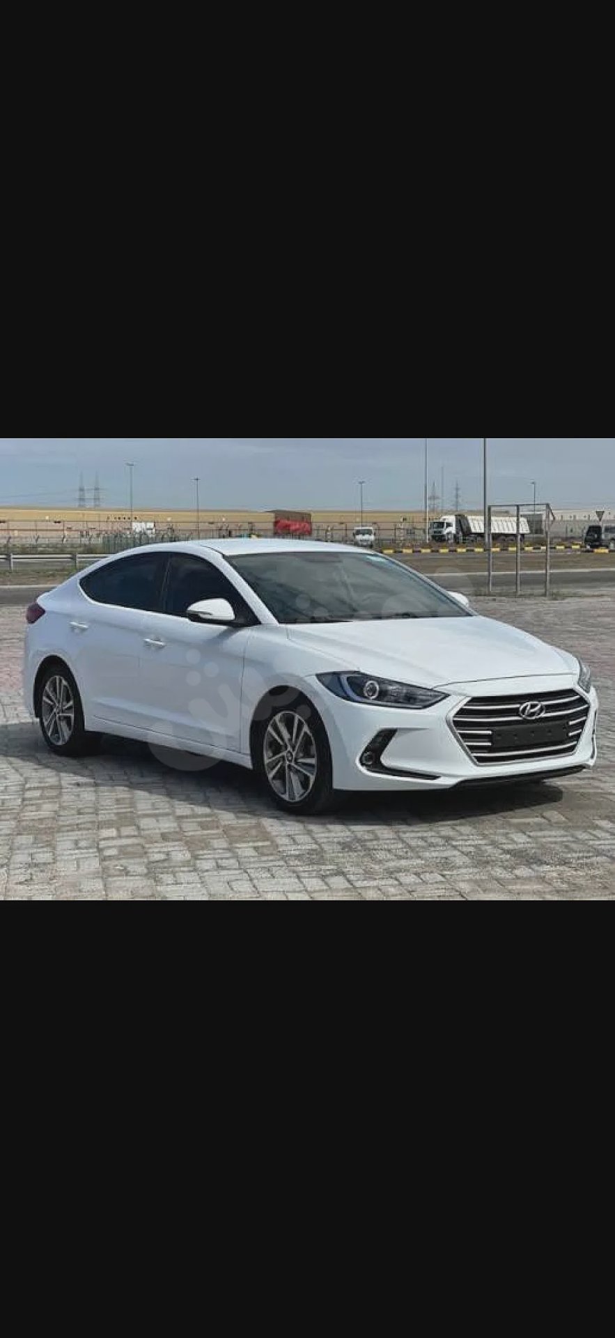 سيارة هيونداي إلنترا 2018 للإيجار في حماة - أوتوماتيك أبيض